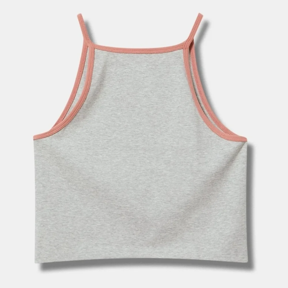 NWOT Torrid Sunkissed Foxy High Neck Crop Tank - Picture 2 of 2